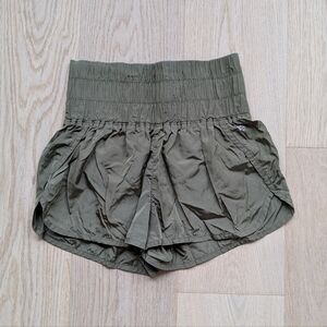 Free People Movement Way Home Olive Green Short
